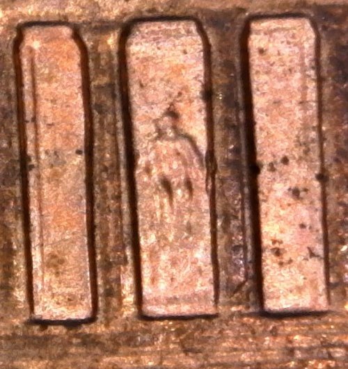 2000-P-Lincoln-Memorial-Cent-With-Column-Bar-DDR-To-The-Right